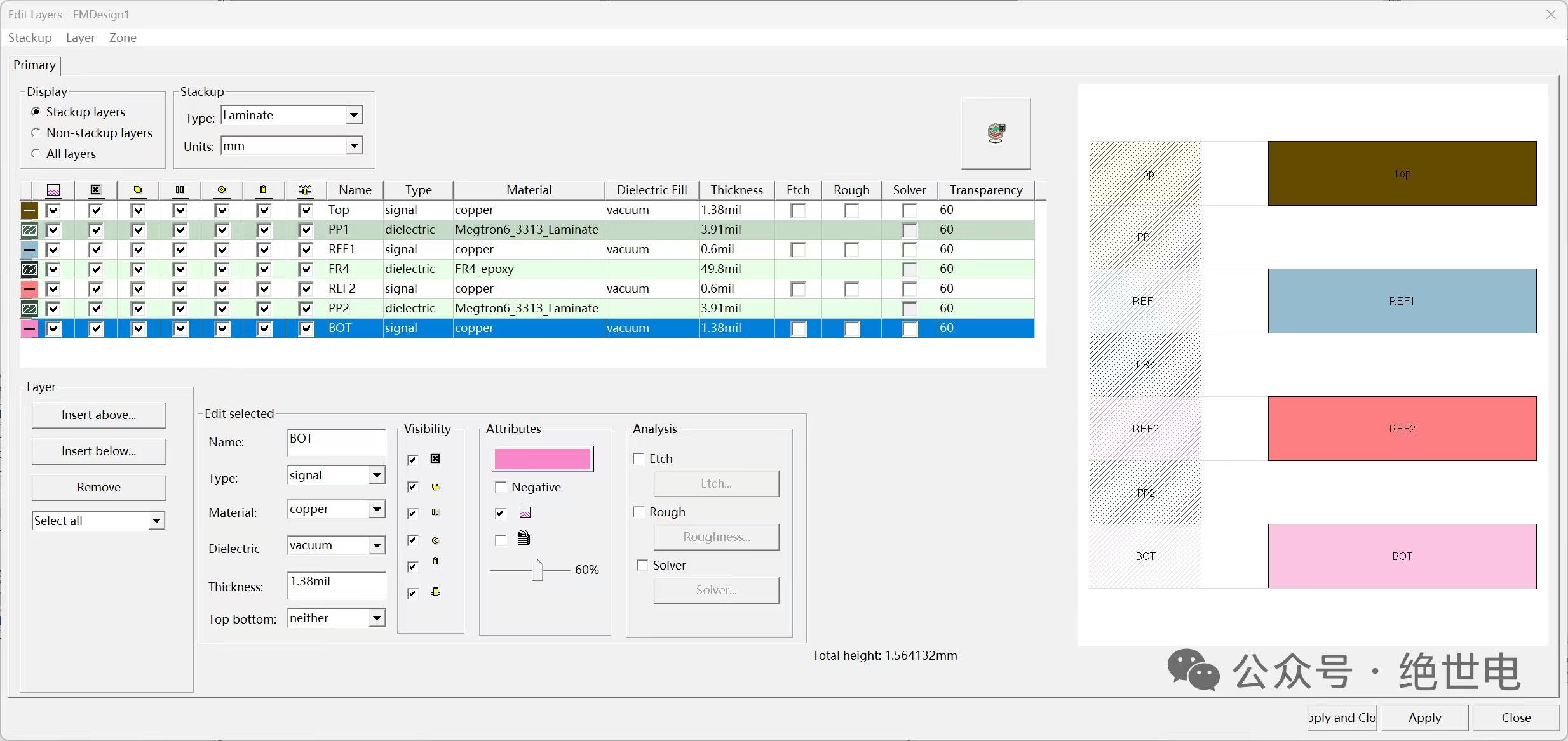四层板叠层结构